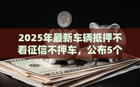 2025年最新车辆抵押不看征信不押车，公布5个先息后本正规贷款平台