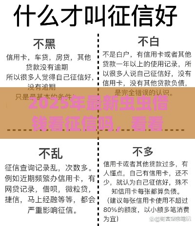 2025年最新虫虫借钱看征信吗，看看这5个口子大全