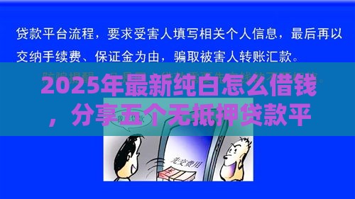 2025年最新纯白怎么借钱，分享五个无抵押贷款平台