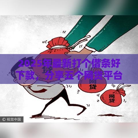 2025年最新打个借条好下款，分享五个网贷平台可以借钱