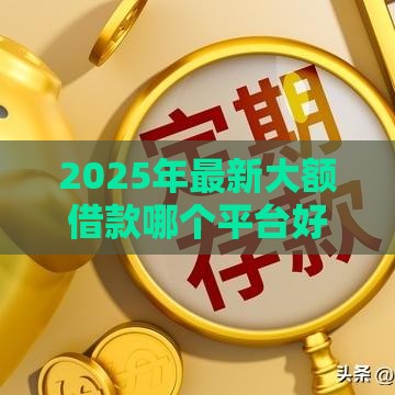 2025年最新大额借款哪个平台好，梳理五个无退休金65岁老人贷款平台