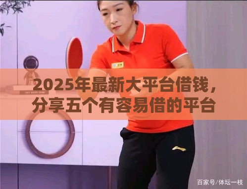 2025年最新大平台借钱，分享五个有容易借的平台嘛