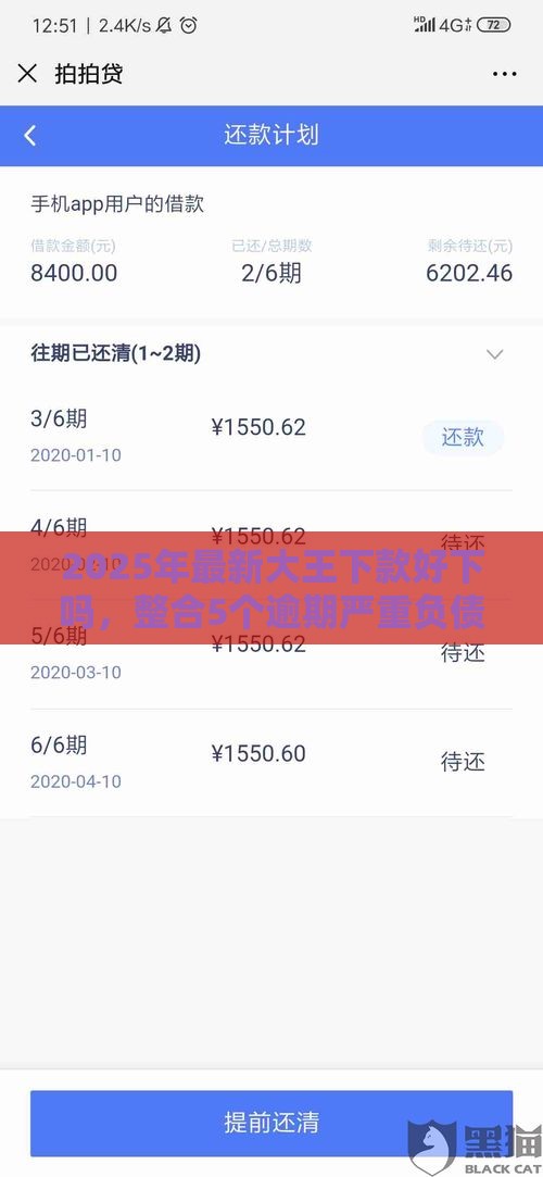 2025年最新大王下款好下吗，整合5个逾期严重负债高能下款的平台