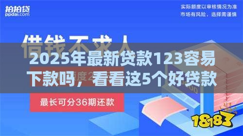 2025年最新贷款123容易下款吗，看看这5个好贷款平台