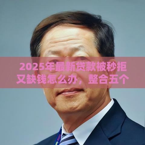 2025年最新贷款被秒拒又缺钱怎么办，整合五个贷款不看信用的借钱软件