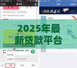 2025年最新贷款平台网页，梳理五个什么口子不看征信必下款
