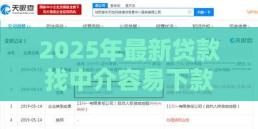 2025年最新贷款找中介容易下款,整合5个互联网贷款平台 2025年最新贷款找中介容易下款,整合5个互联网贷款平台
