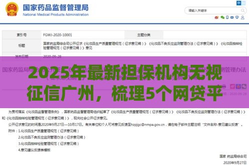 2025年最新担保机构无视征信广州，梳理5个网贷平台不看征信马上通过的