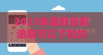 2025年最新当前逾期可以下款的网贷，试试这五个黑户呆账下款口子
