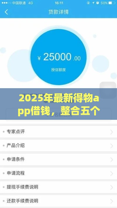 2025年最新得物app借钱，整合五个失信被执行人网贷口子