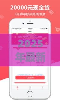 2025年最新的贷款app排行榜，公布五个不看征信的借款平台百分百