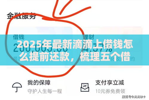 2025年最新滴滴上借钱怎么提前还款，梳理五个借款平台好借钱又快又不看征信