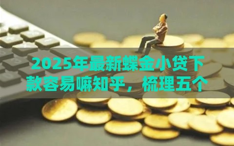 2025年最新蝶金小贷下款容易嘛知乎，梳理五个黑户呆账逾期能下的口子