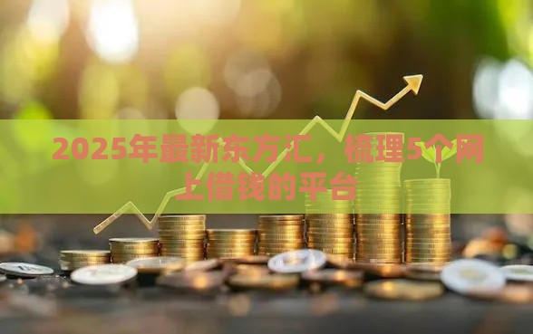 2025年最新东方汇，梳理5个网上借钱的平台