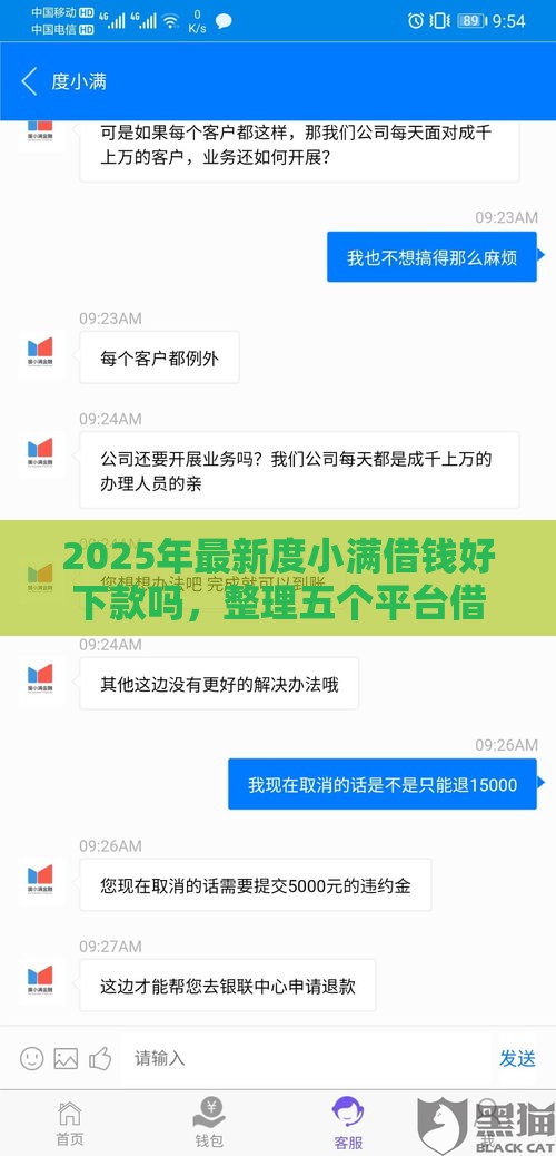 2025年最新度小满借钱好下款吗，整理五个平台借钱好通过